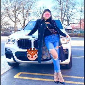 Burberry Limited Press-stud Detail Cotton Gabardine Coat size 4(runs as size 6)